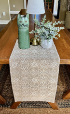 JAMESTOWN CREAM/TAN KING BED COVER *NEW* AVAIL DEC 2026